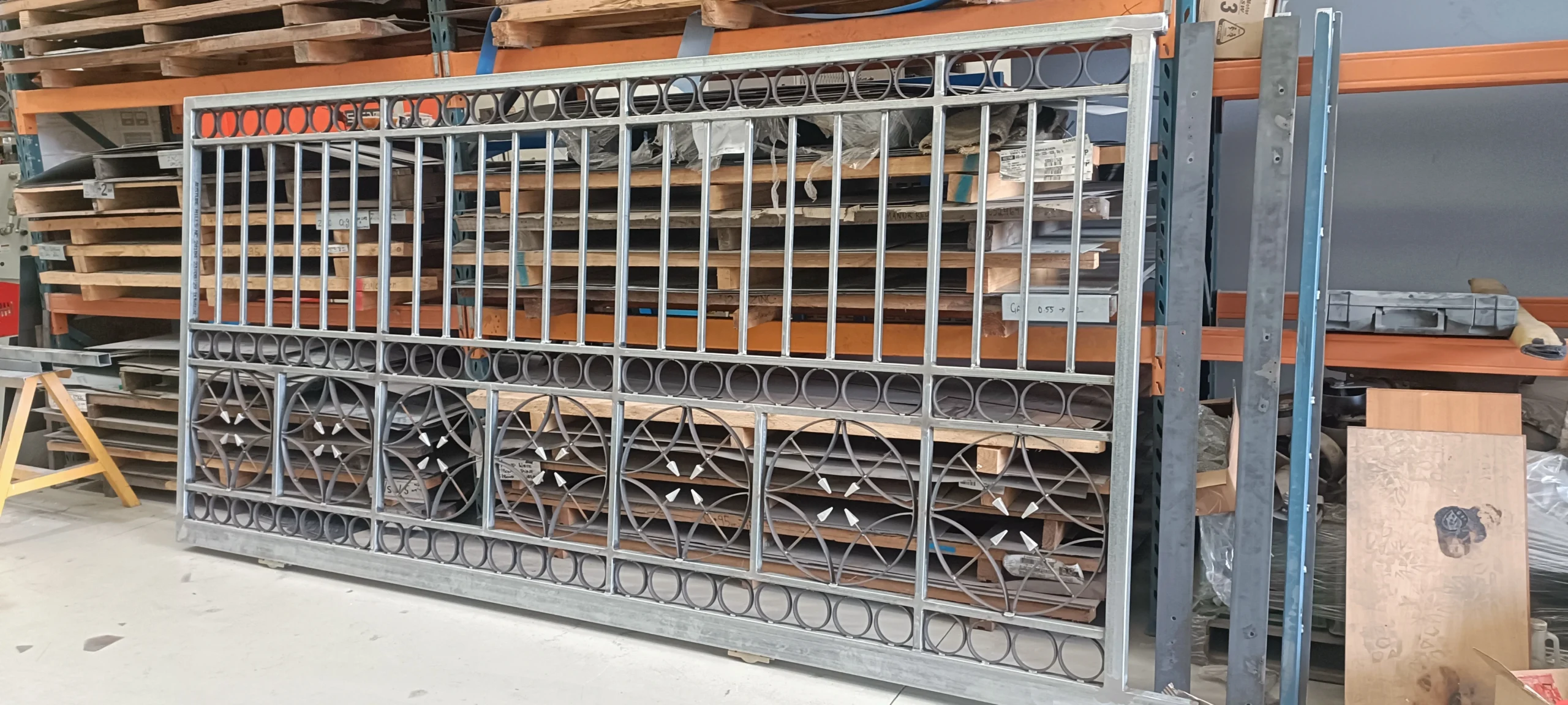 decorative metal gate polished melbourne