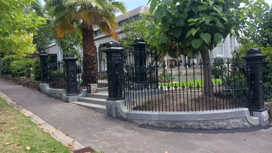 powder coated custom steel fences